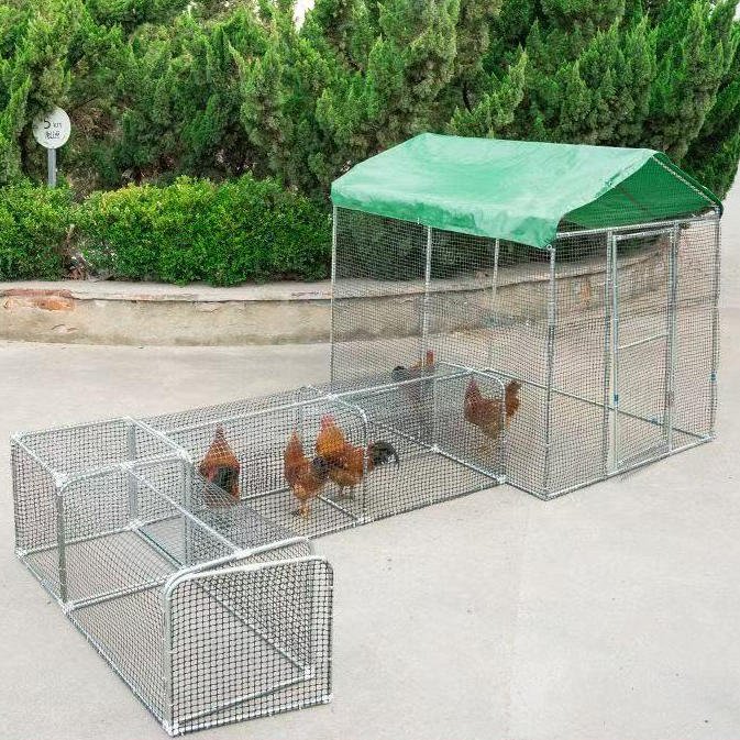Metal Chicken Coop, Chicken Run Chicken Tunnels With Cover